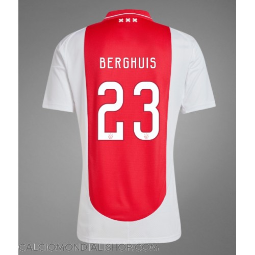 Maglie da calcio Ajax Steven Berghuis #23 Prima Maglia 2024-25 Manica Corta